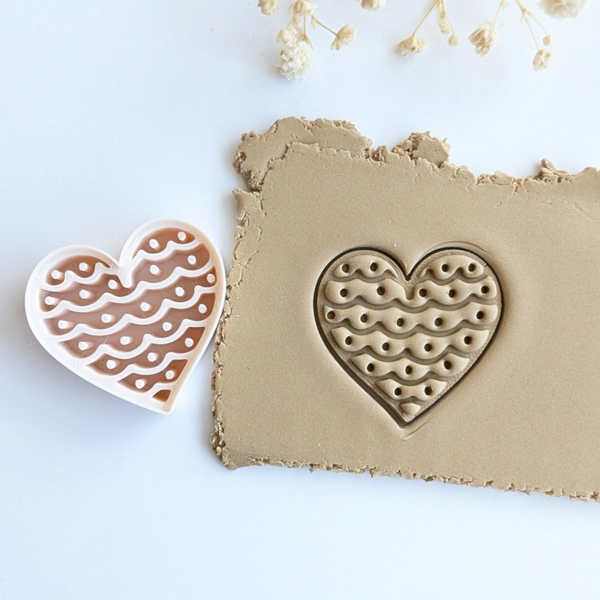 Polymer clay cutter - Heart 3