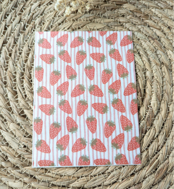 Strawberry - Water Transfer Paper