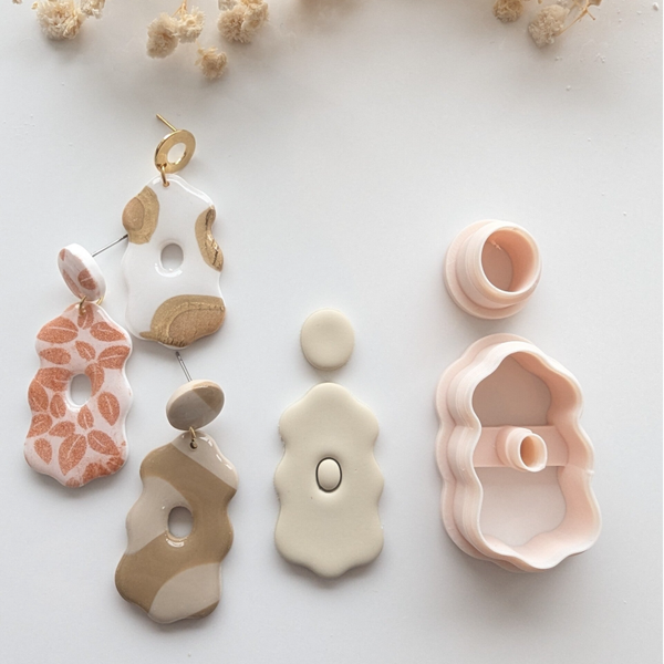 Polymer clay cutter - Donut Swirl