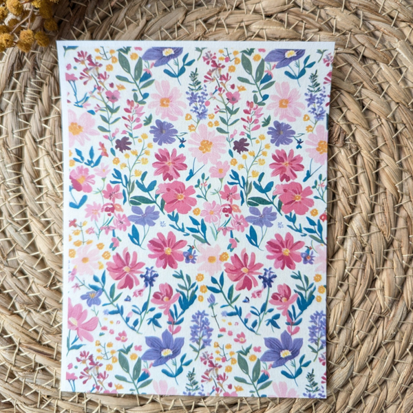 Beautiful Flower 5 - Water Transfer Paper
