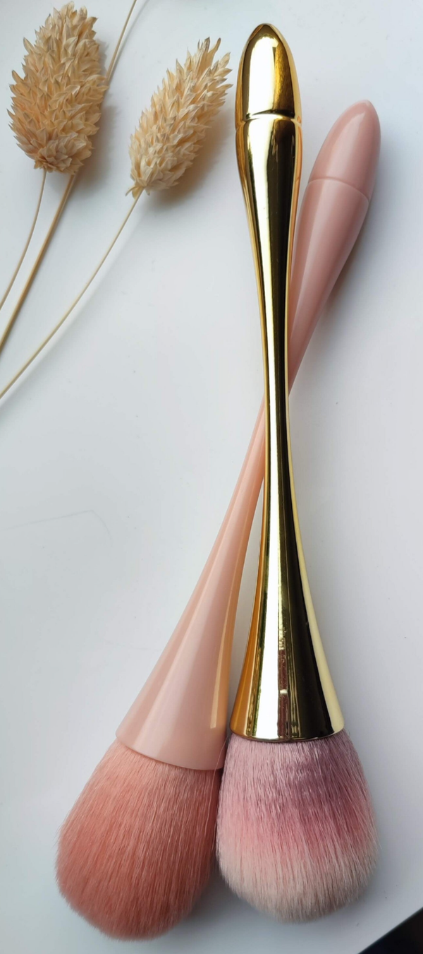 Poederkwast/Borstel goud