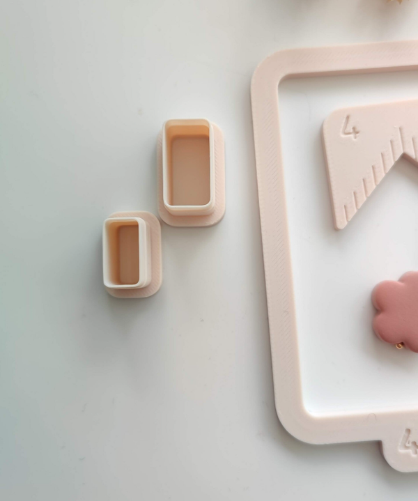 Cutters voor Kralengidsen Rechthoekig (set van 2 )