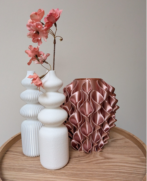 Vaas boho - White (3D printed)