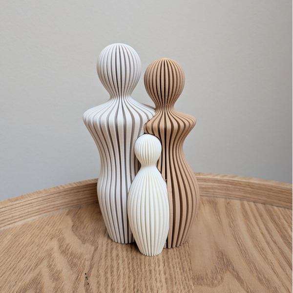 Family Statue - Our Three