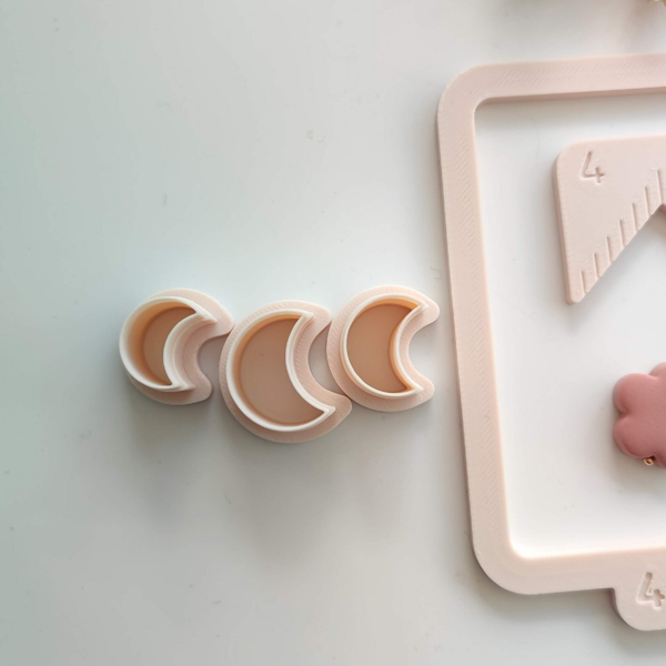 Cutters voor Kralengidsen Maantjes (set van 3)