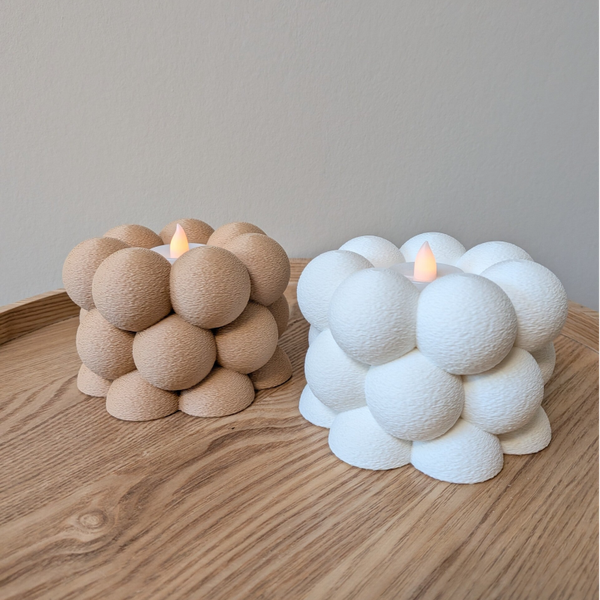 Woonaccessoires – Waxinelichthouders bubbel