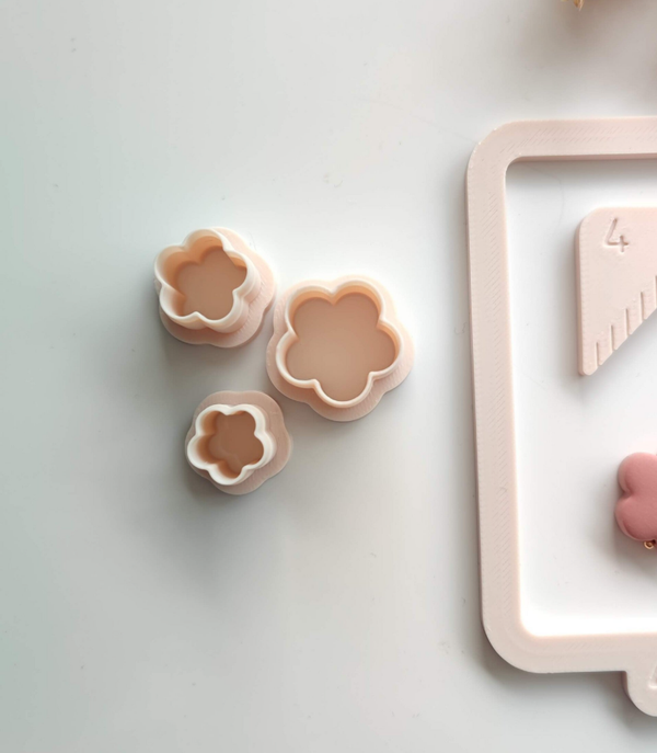 Cutters voor Kralengidsen Bloemetjes (set van 3)