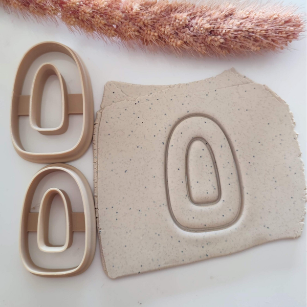Polymer clay cutter - Donut ovaal
