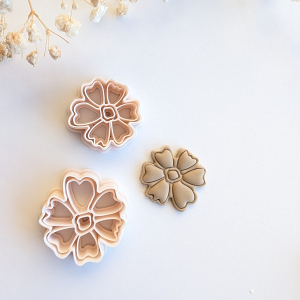 Polymer clay cutter - Flor