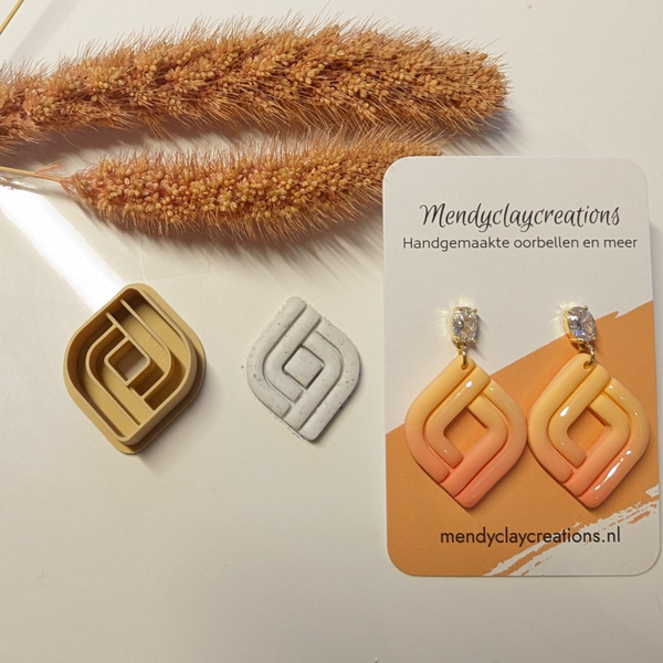 Polymer clay cutter - Swirl