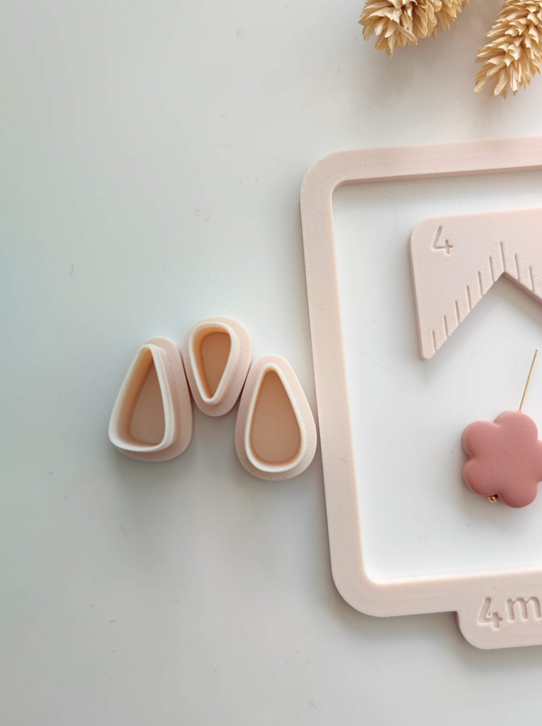 Cutters voor Kralengidsen Druppel 2 (set van 3)