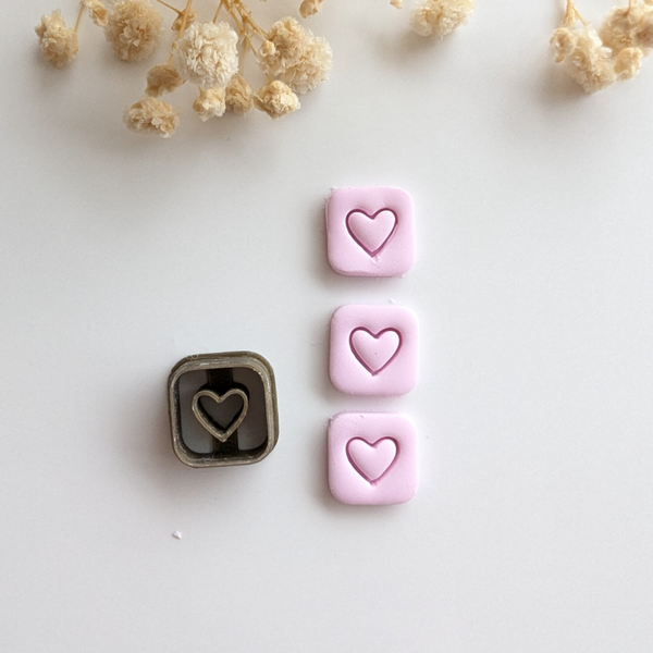 Polymer clay cutter - Valentine 4