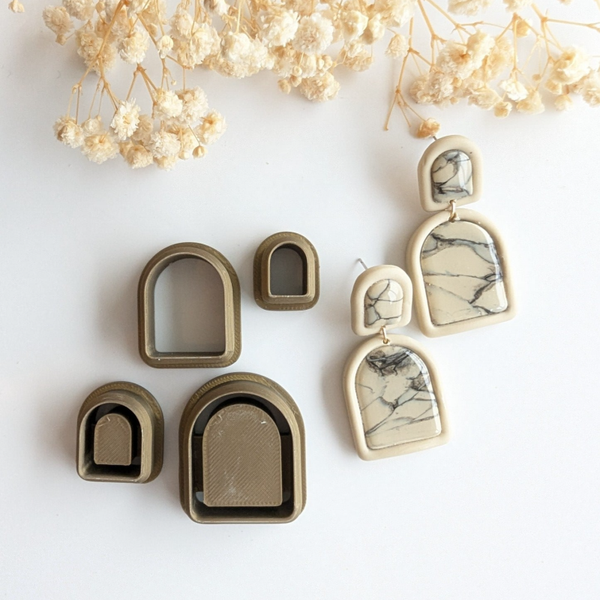 Polymer clay cutter - Window (set van 4)