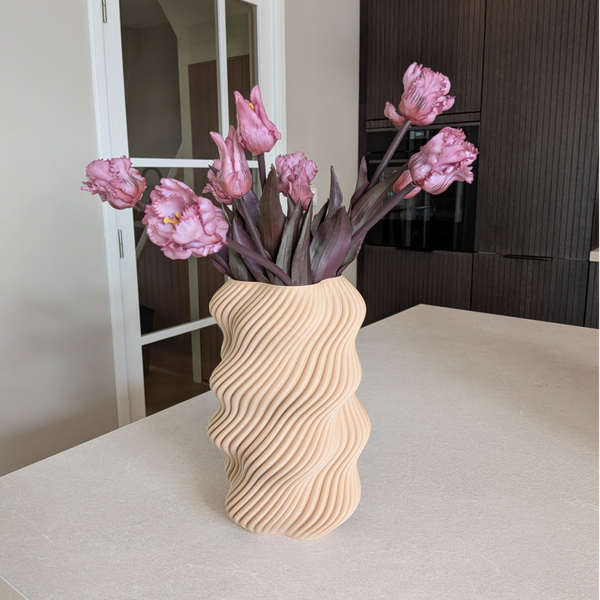 Twist vaas - 3D printed latte