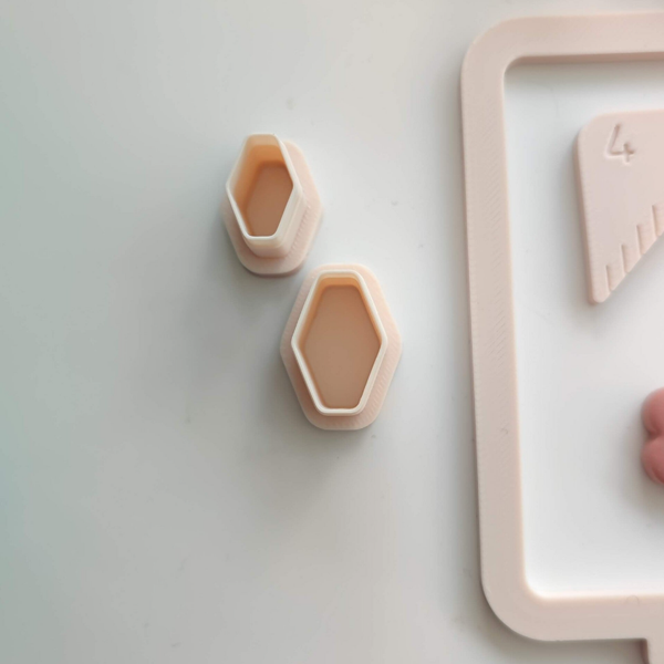 Cutters voor Kralengidsen 6hoekig (set van 2 )