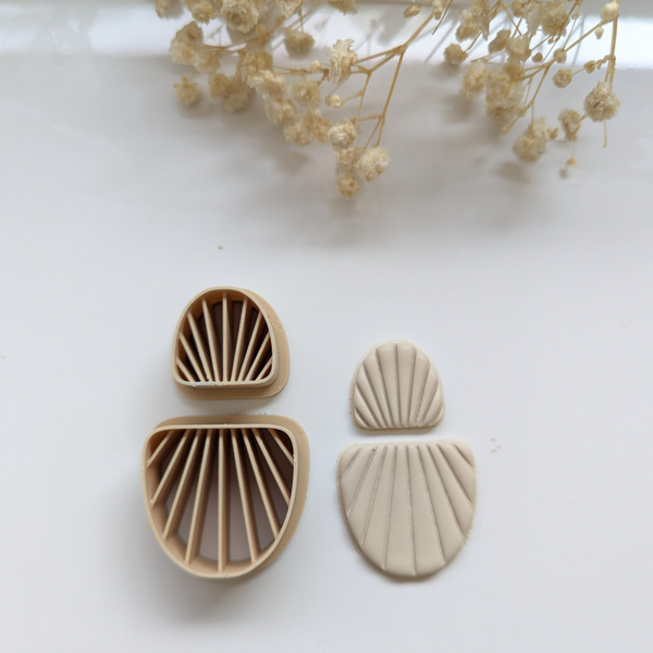 Polymer clay cutter - Stripes