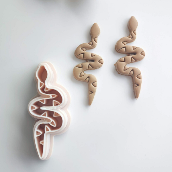 Polymer clay cutter - Snake
