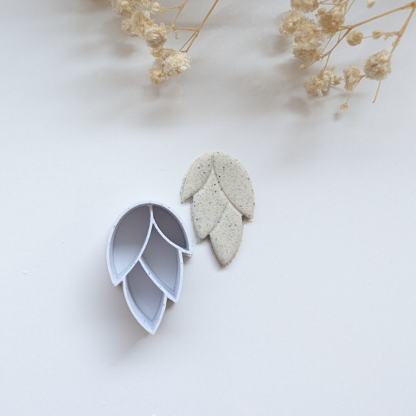 Polymer clay cutter - Petit Leaves