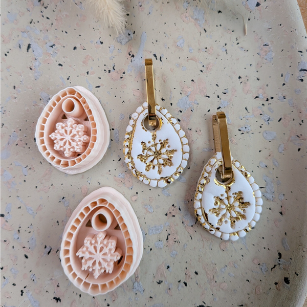 Polymer clay cutter - Snowflake