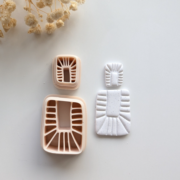 Polymer clay cutter - Organic set 1