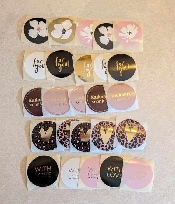 Stickers, set van 25