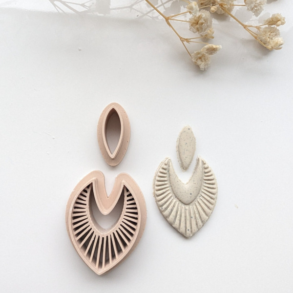 Polymer clay cutter - Trendy leave