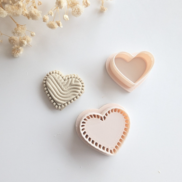 Polymer clay cutter - Heart 2