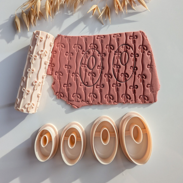 Polymer clay cutter - Oval holes