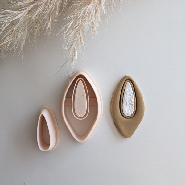 Polymer clay cutter - Blob wave