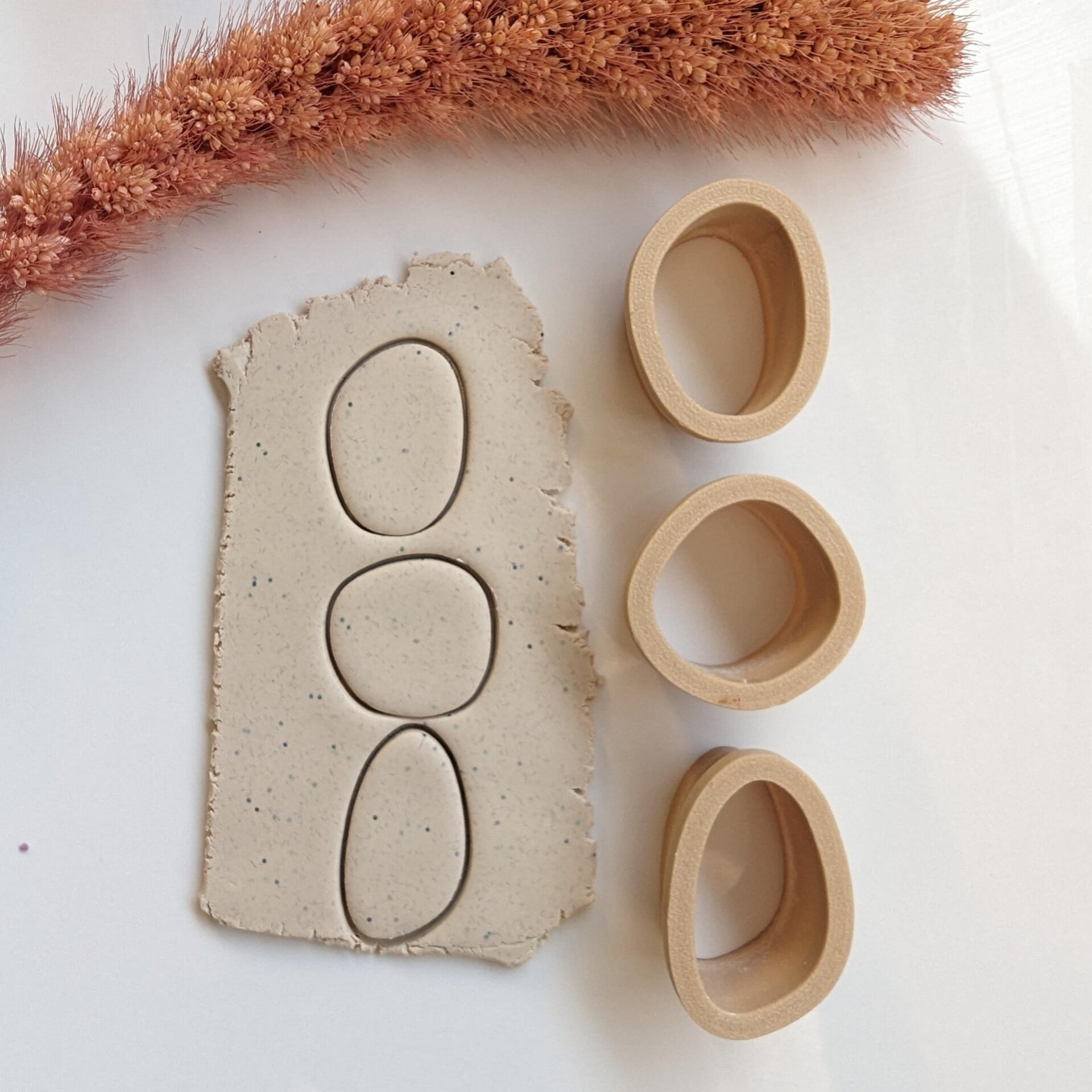 Polymer clay cutter - Organisch 1 (set)