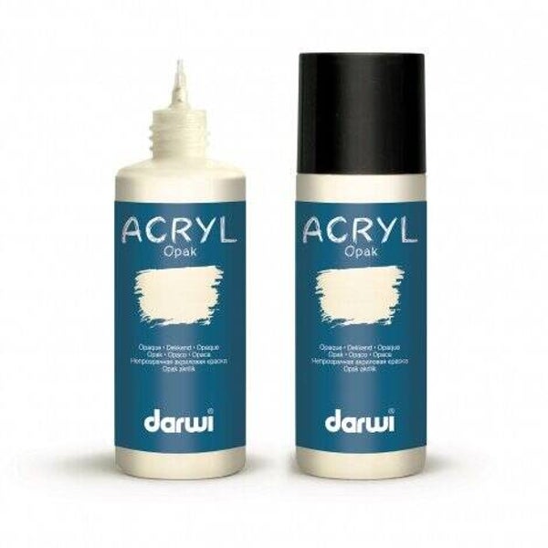 Acrylverf Darwi, Opak 80 ML Ivory