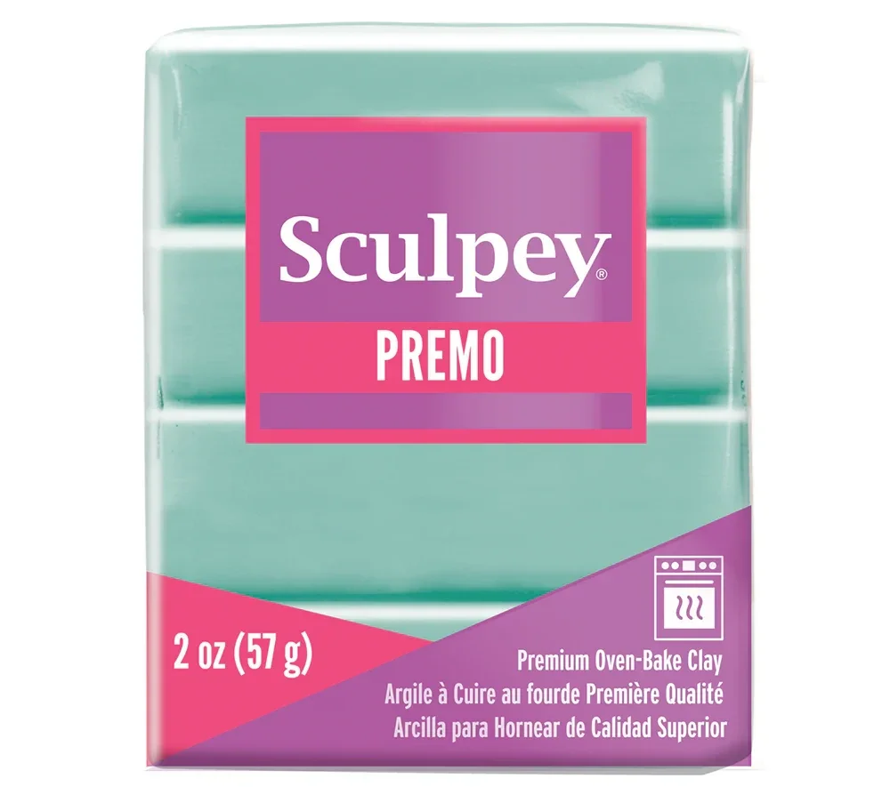 Sculpey Premo - Mint Green , polymeerklei