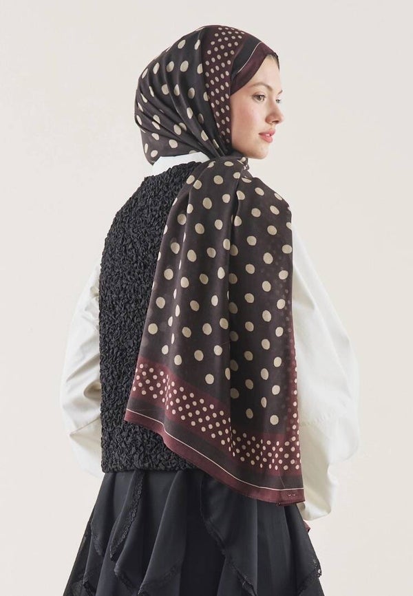 Polka Dots Burgundy