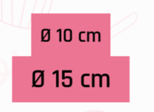 Stapeltaarten ↨ 10 cm hoog per laag