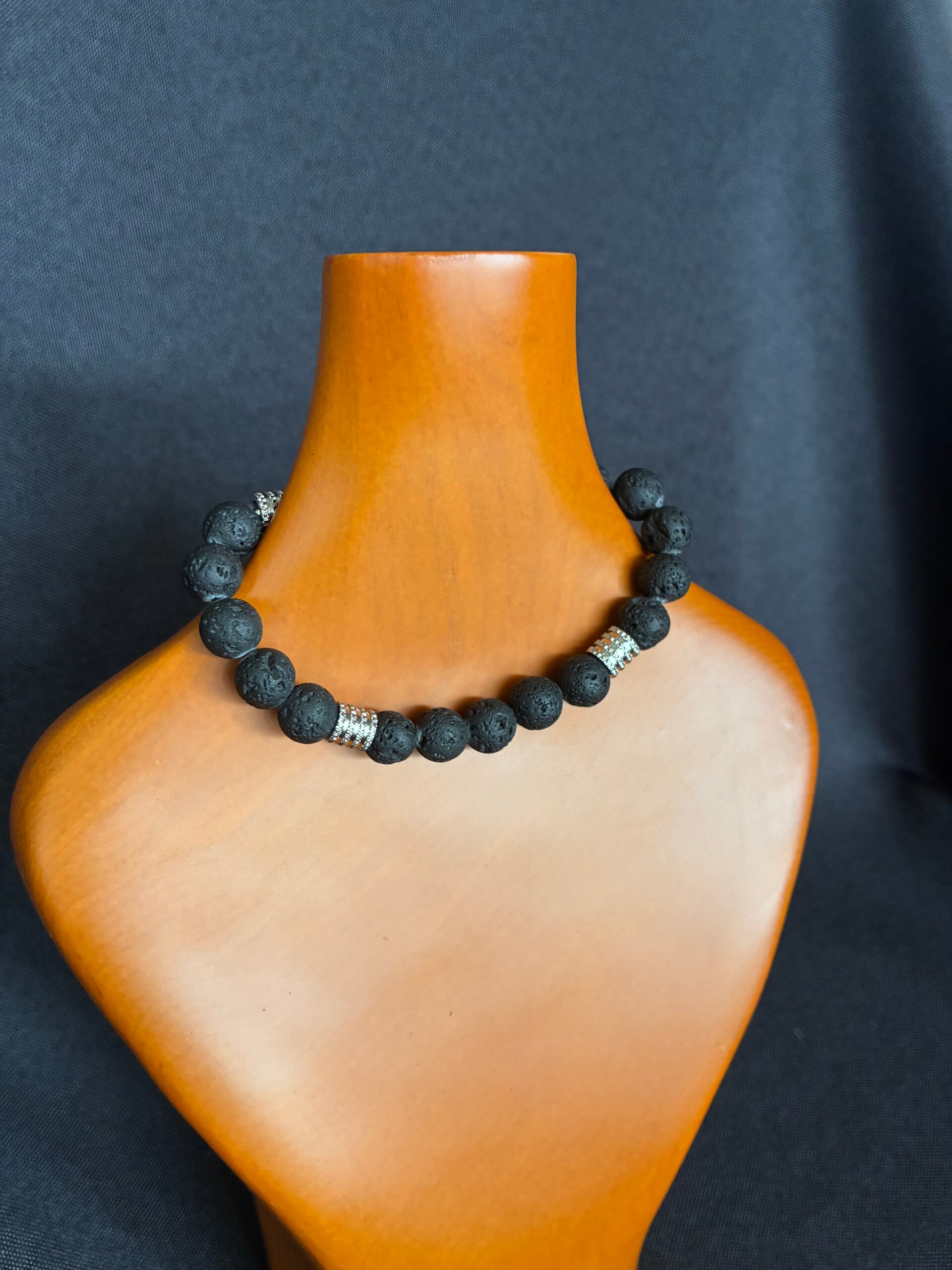 Bracelet pierres volcaniques