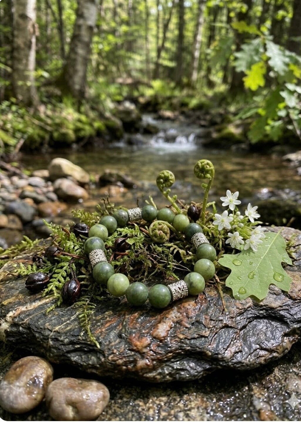 Bracelet Dame. (Jade)