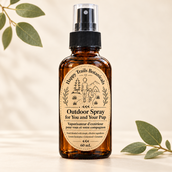 Happy Trails Botanical Outdoor Spray - 2 oz/4 oz spray bottle