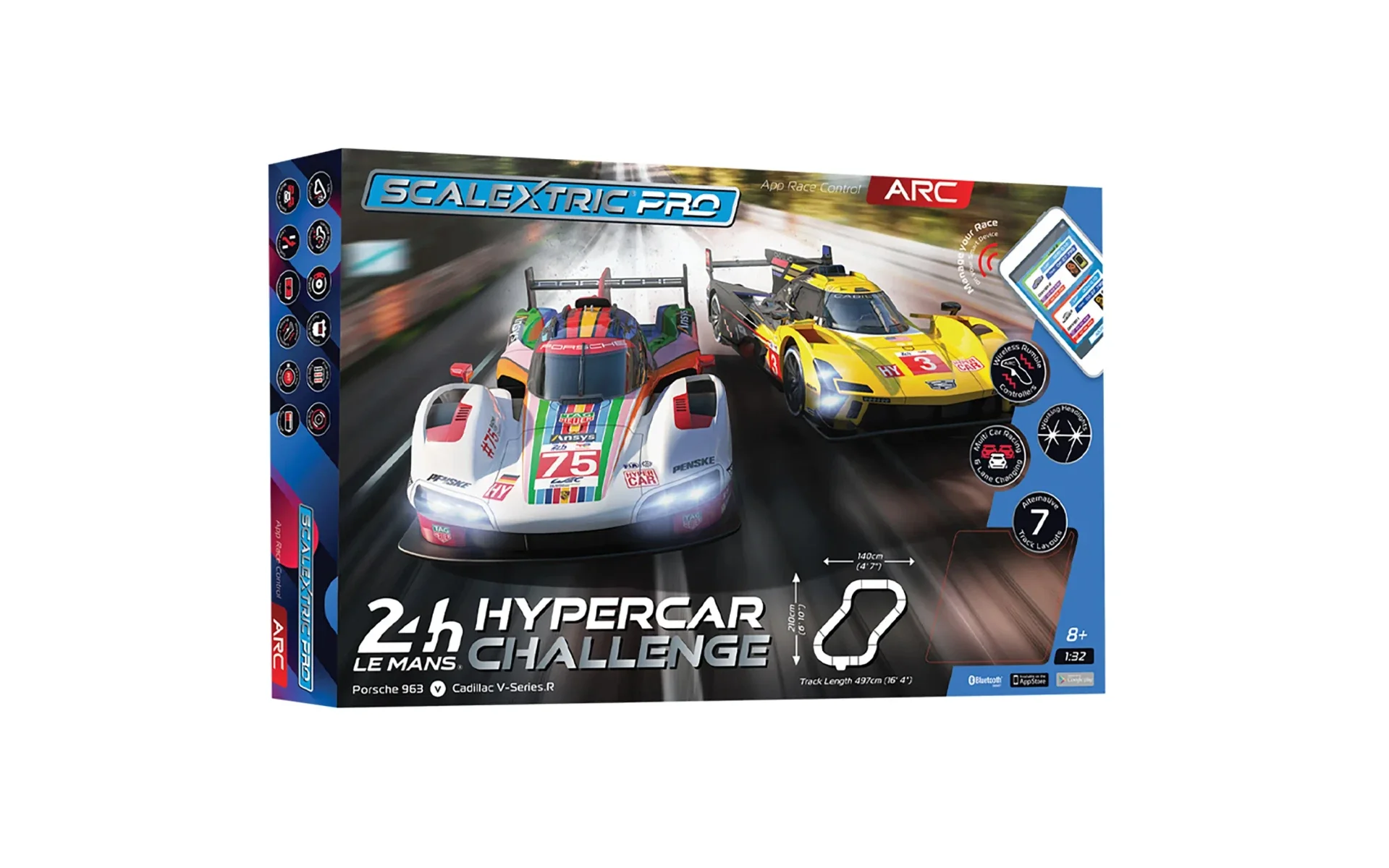 C1466P Scalextric Pro - 24hr Le Mans Hypercar Challenge - Race Set