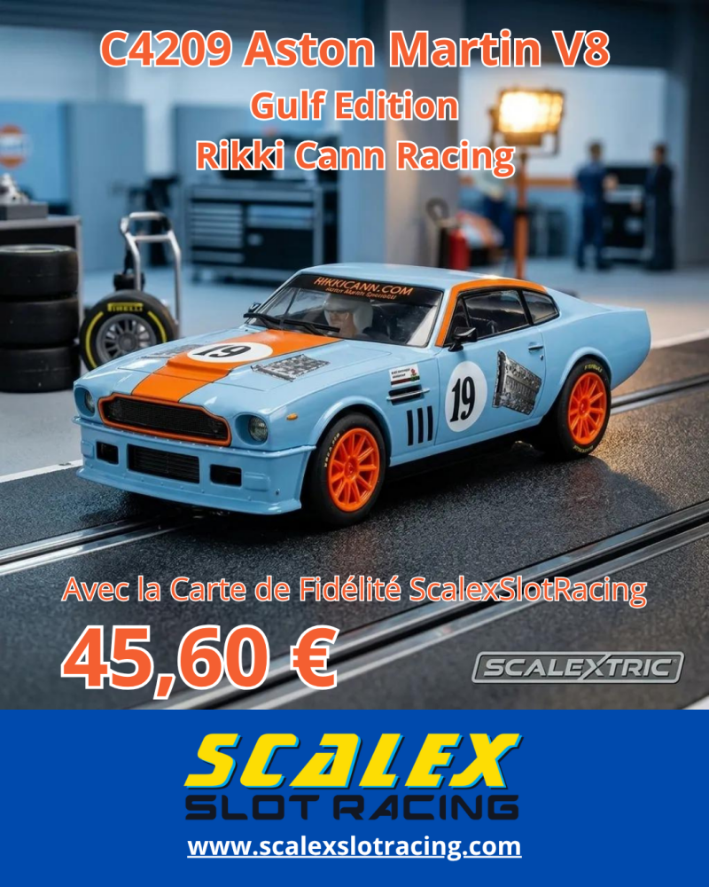 C4209 Aston Martin V8 - Gulf Edition - Rikki Cann Racing