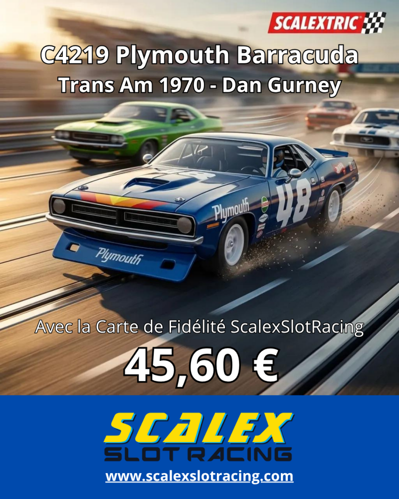 C4219 Plymouth Barracuda - Trans Am 1970 - Dan Gurney.