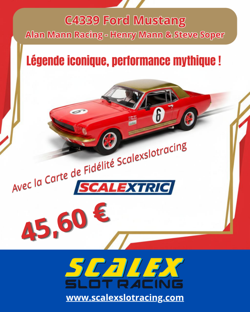 C4339 Ford Mustang - Alan Mann Racing - Henry Mann & Steve Soper