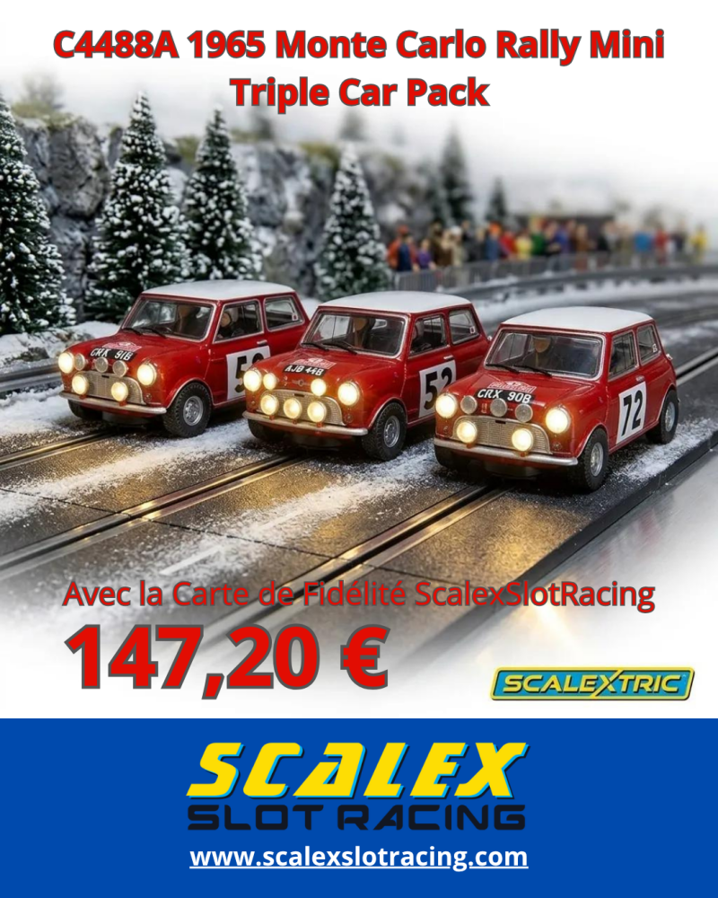 C4488A 1965 Monte Carlo Rally Mini - Triple Car Pack