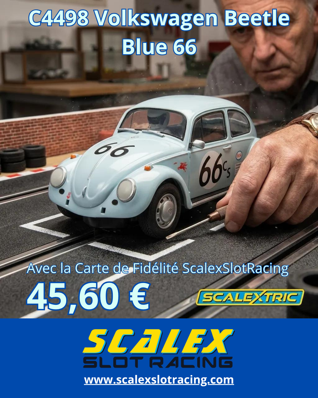 C4498 Volkswagen Beetle - Blue 66