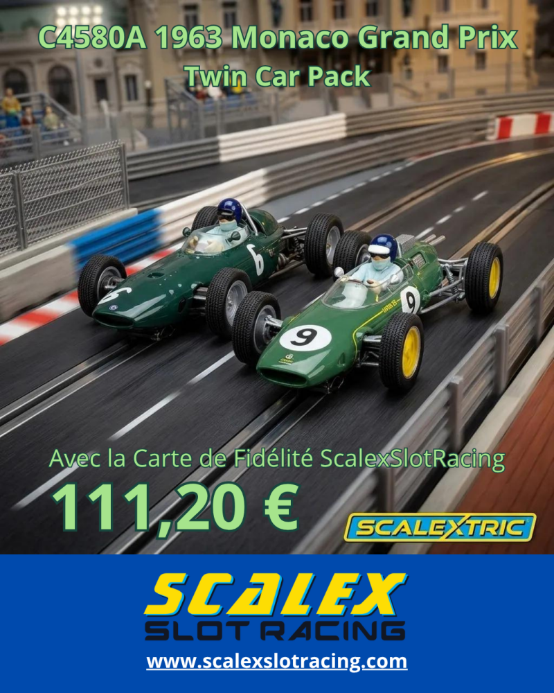 C4580A 1963 Monaco Grand Prix - Twin Car Pack