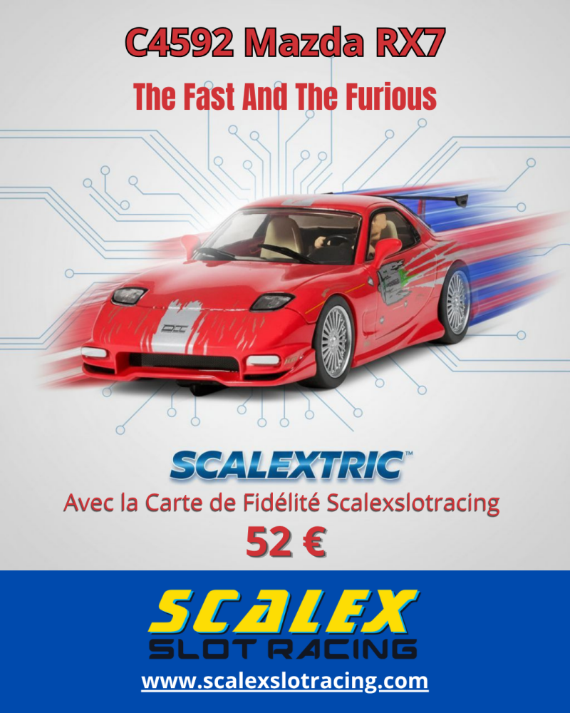 C4592 Mazda RX7 - The Fast And The Furious