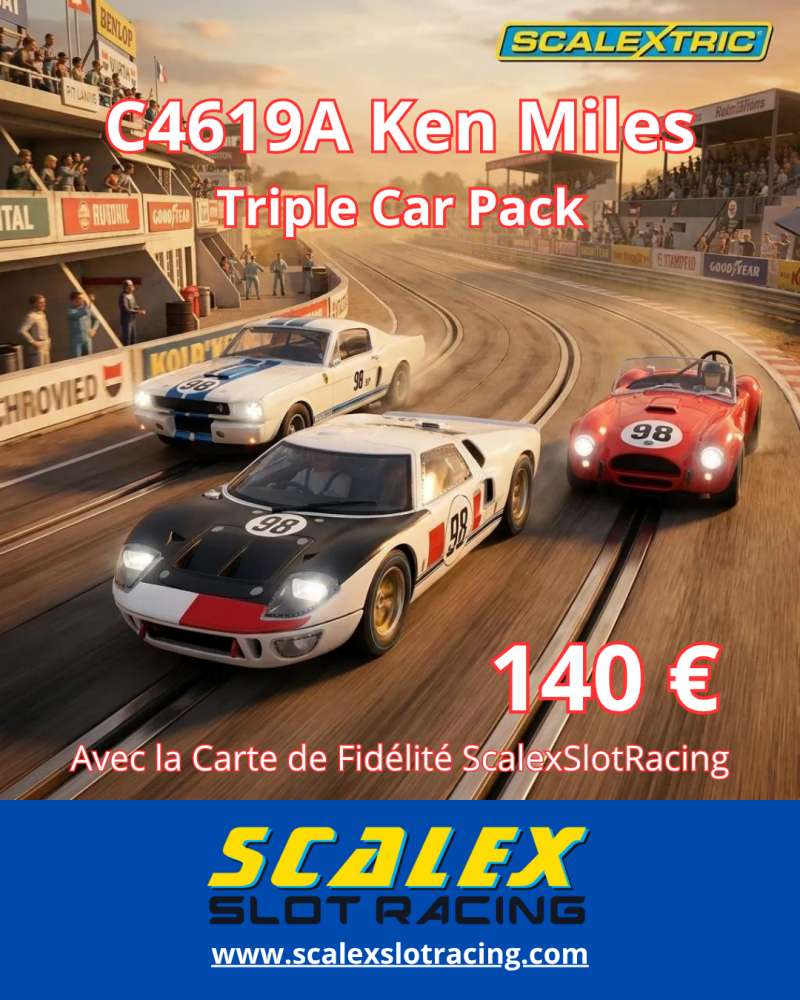 C4619A Ken Miles - Triple Car Pack