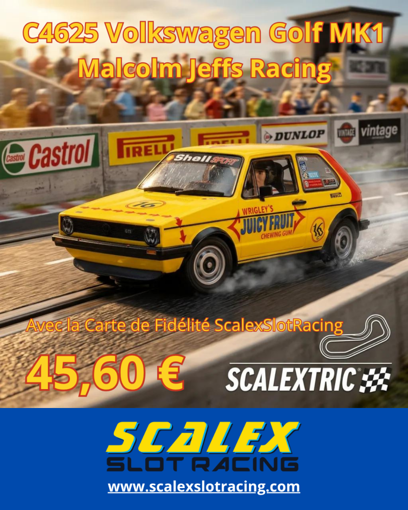 C4625 Volkswagen Golf MK1 - Malcolm Jeffs Racing