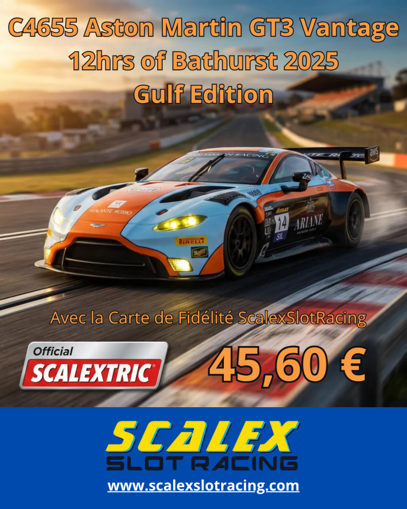C4655 Aston Martin GT3 Vantage - 12hrs of Bathurst 2025 - Gulf Edition