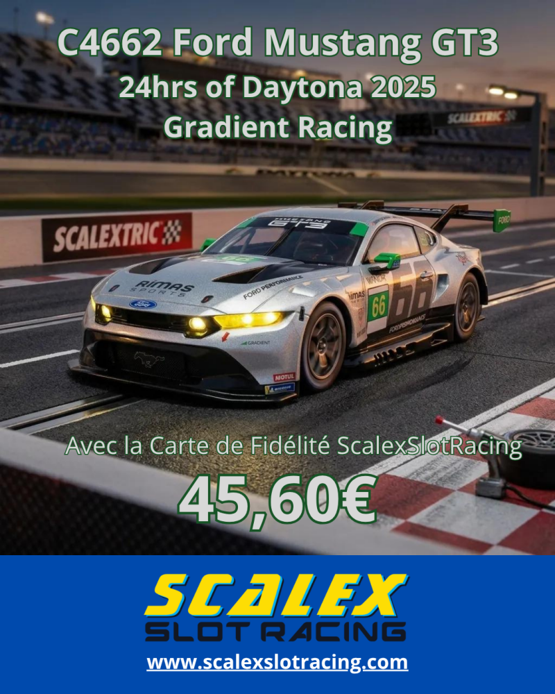 C4662 Ford Mustang GT3 - 24hrs of Daytona 2025 - Gradient Racing.