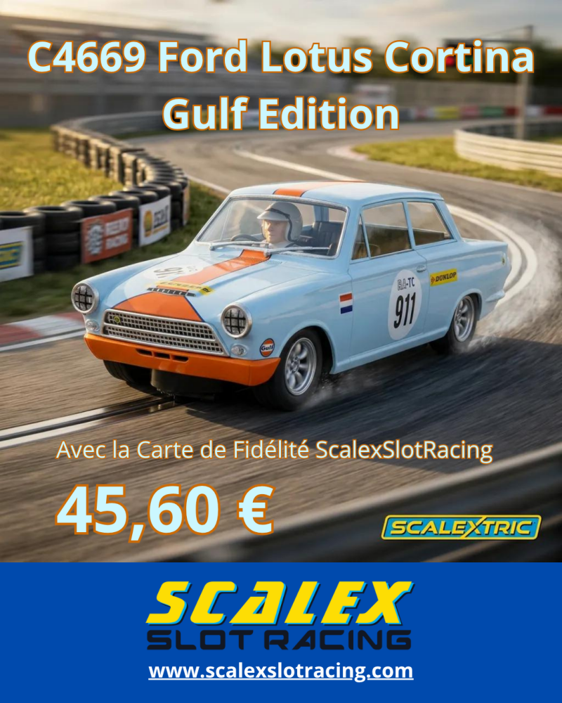C4669 Ford Lotus Cortina - Gulf Edition